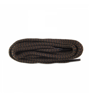 Black/Brown 150cm Heavy Cord Laces
